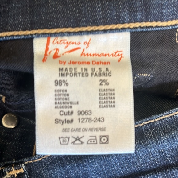 CITIZENS of HUMANITY JEANS - Picture 9 of 9